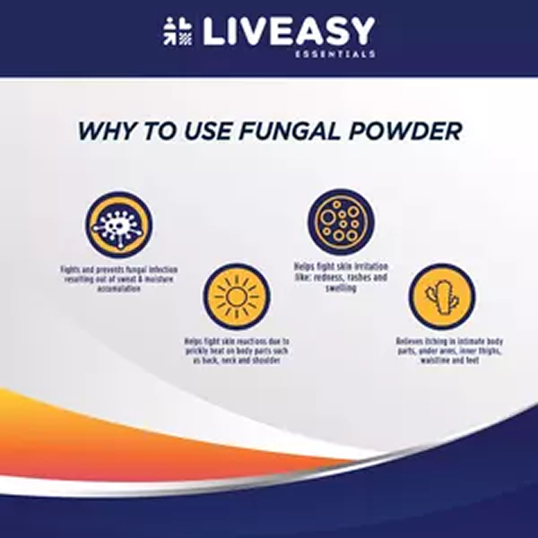 Liveasy Wellness Anti Fungal Dusting Powder 100gm