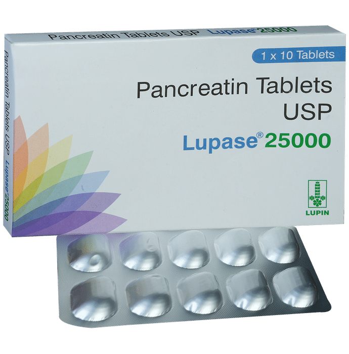 Lupase 25000 Tablet