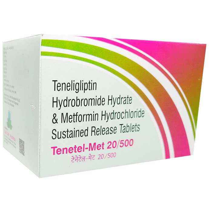 Tenetel-Met 20/500 Tablet SR