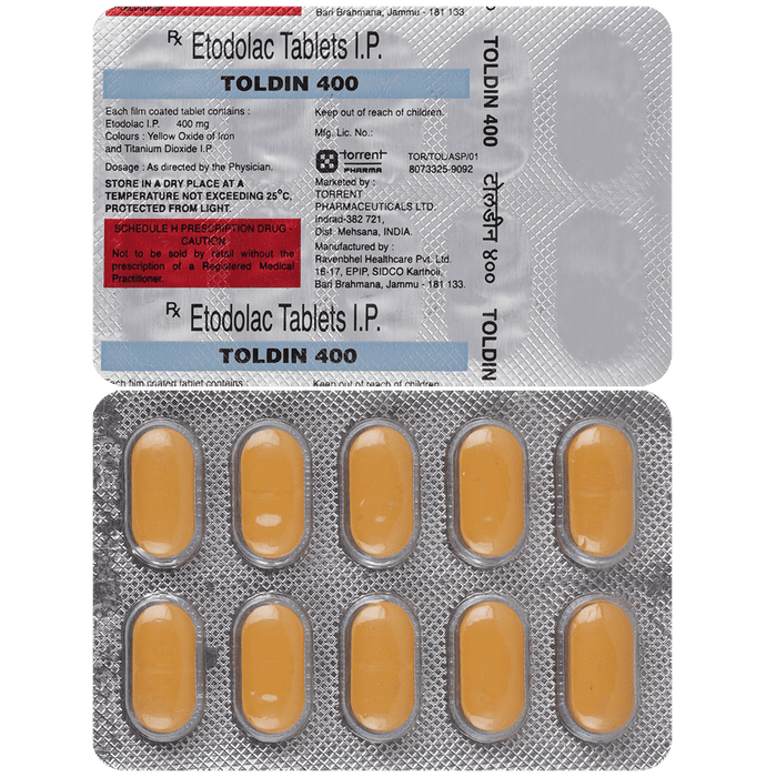 Toldin 400 Tablet