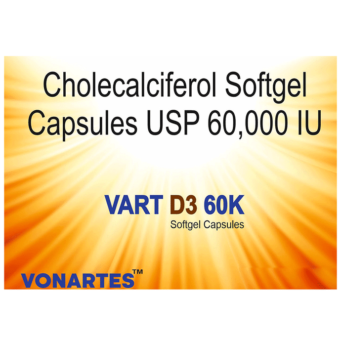 Vart D3 60K Softgel Capsule